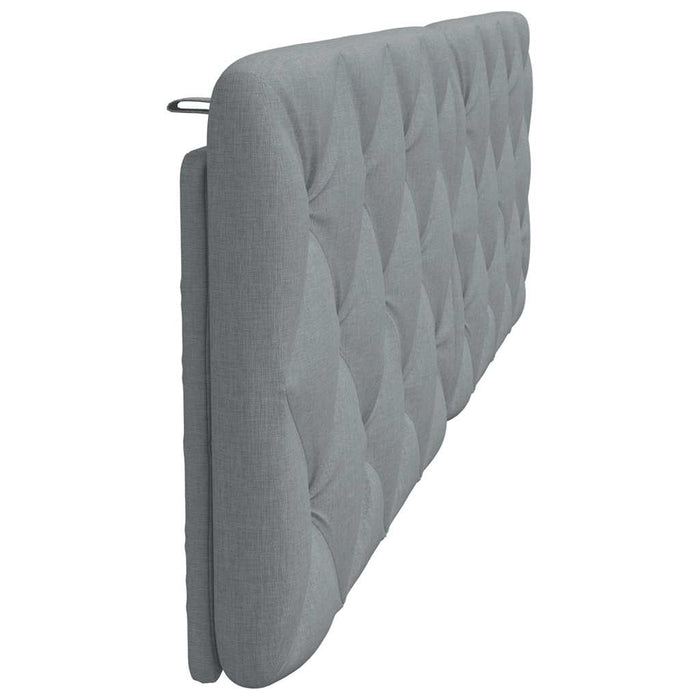 Pernă tăblie de pat, gri deschis, 180 cm, material textil - WALTI WALTI