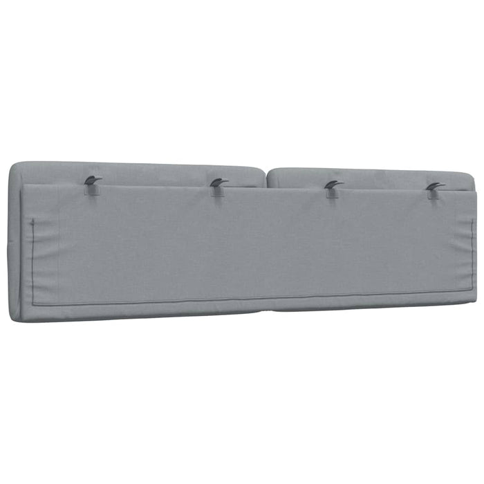 Pernă tăblie de pat, gri deschis, 180 cm, material textil - WALTI WALTI