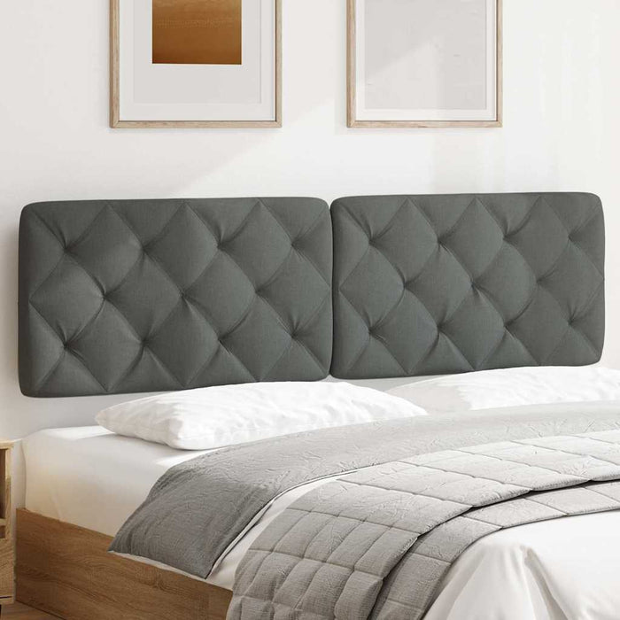 Pernă pentru tăblie de pat, gri închis, 180 cm, material textil - WALTI WALTI