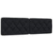 Pernă pentru tăblie de pat, negru, 180 cm, material textil - WALTI WALTI