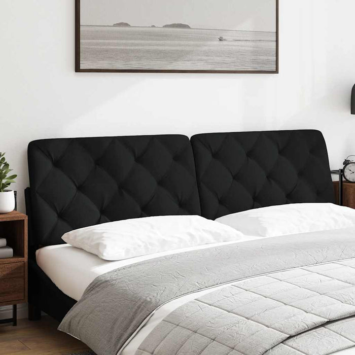 Pernă pentru tăblie de pat, negru, 180 cm, material textil - WALTI WALTI