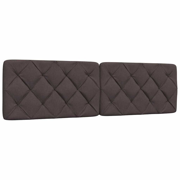 Pernă pentru tăblie de pat maro închis, 180 cm, material textil WALTI