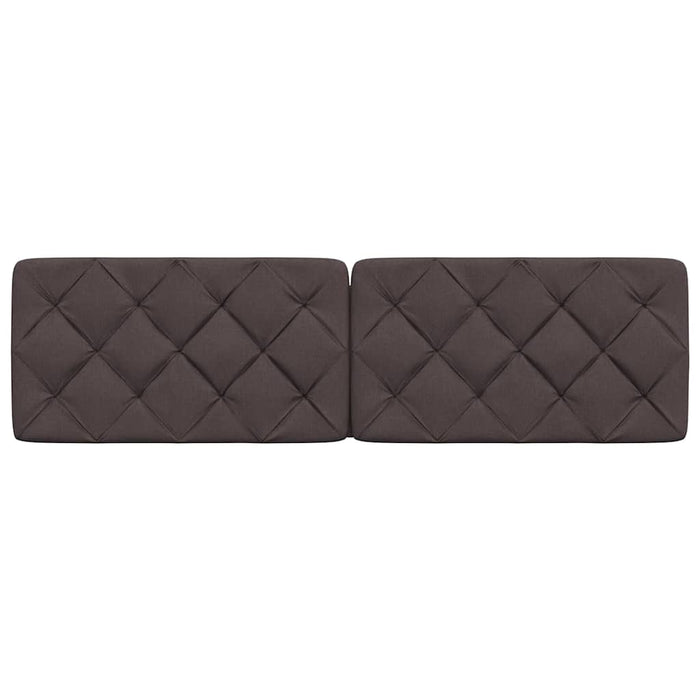 Pernă pentru tăblie de pat maro închis, 180 cm, material textil WALTI