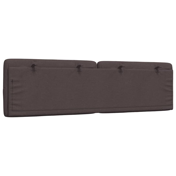 Pernă pentru tăblie de pat maro închis, 180 cm, material textil WALTI