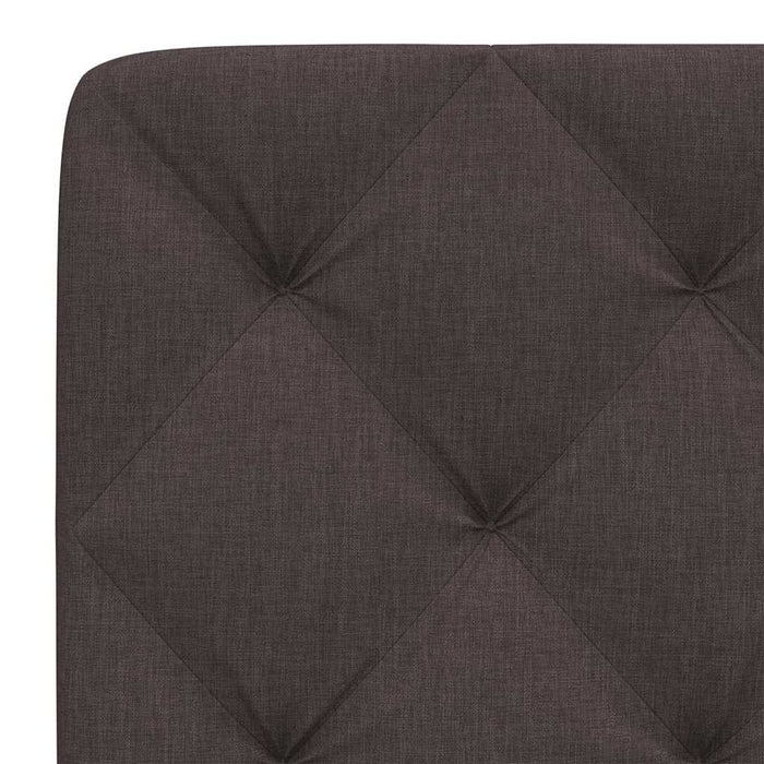 Pernă pentru tăblie de pat maro închis, 180 cm, material textil WALTI