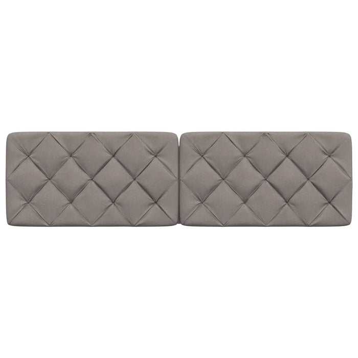Pernă pentru tăblie de pat, gri taupe, 180 cm, material textil WALTI