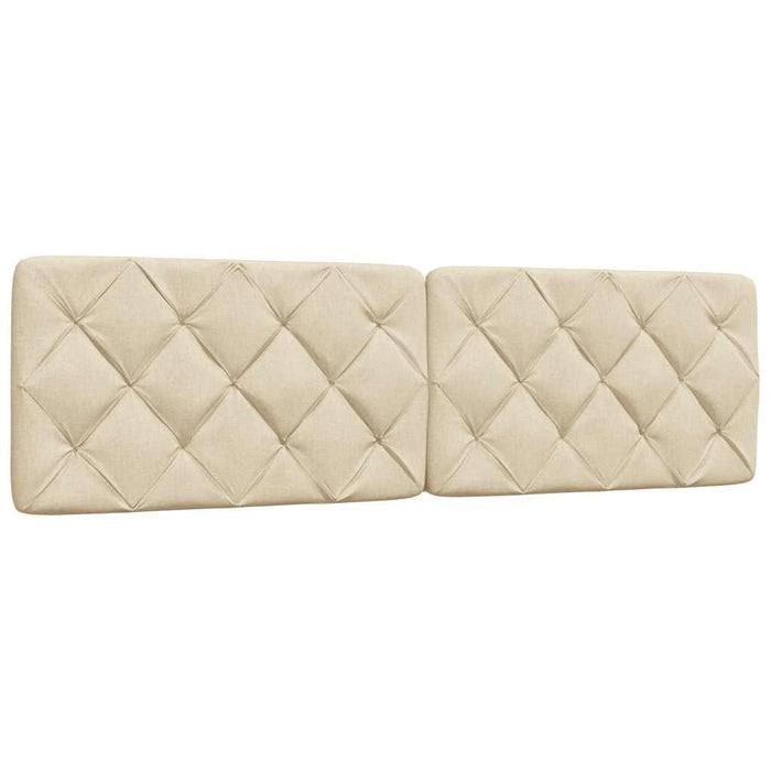 Pernă pentru tăblie de pat, crem, 180 cm, material textil WALTI