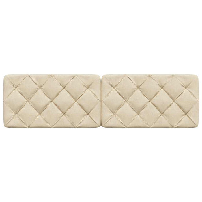 Pernă pentru tăblie de pat, crem, 180 cm, material textil WALTI