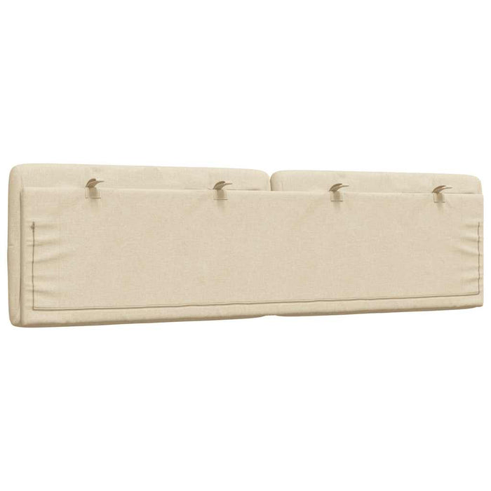 Pernă pentru tăblie de pat, crem, 180 cm, material textil WALTI