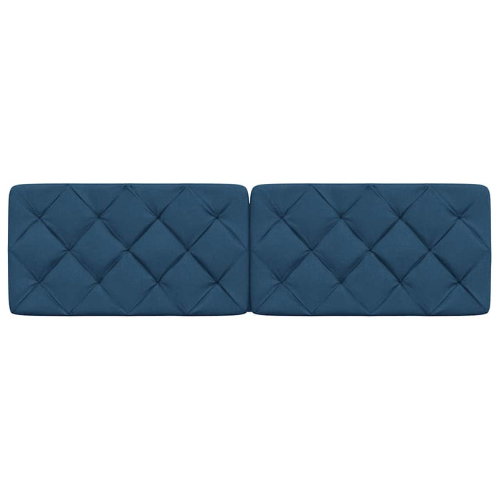 Pernă pentru tăblie de pat, albastru, 180 cm, material textil WALTI
