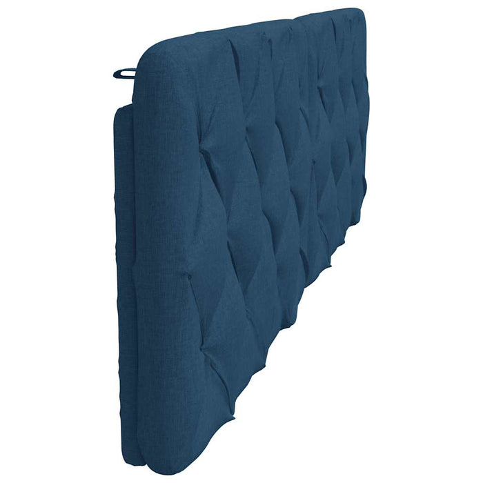 Pernă pentru tăblie de pat, albastru, 180 cm, material textil WALTI