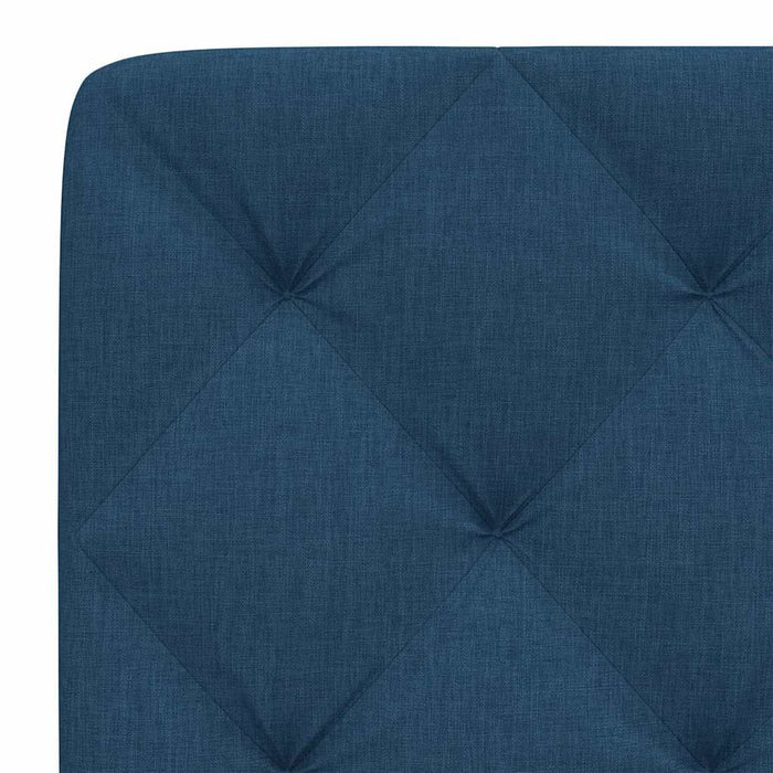 Pernă pentru tăblie de pat, albastru, 180 cm, material textil WALTI