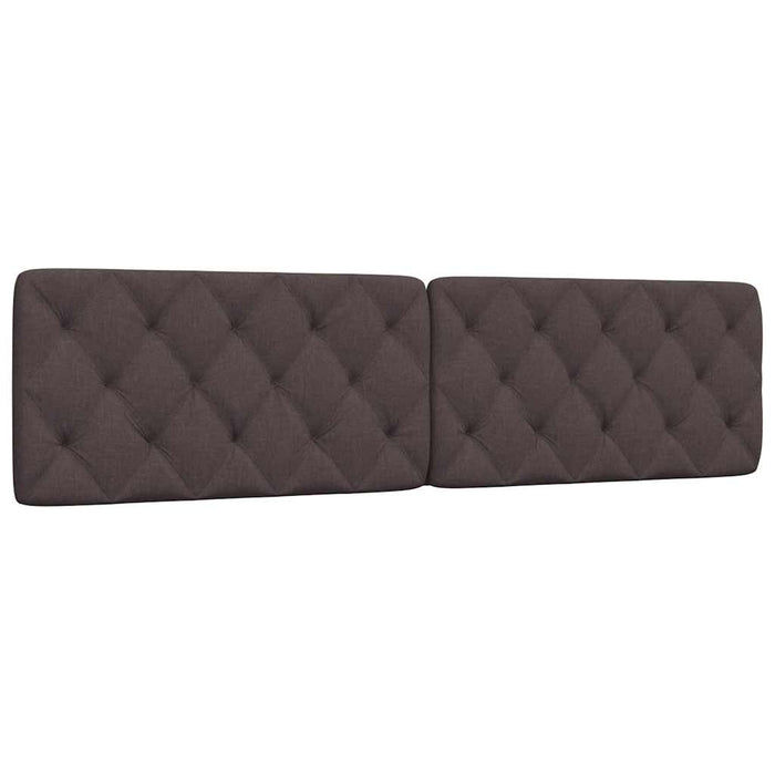 Pernă pentru tăblie de pat maro închis, 200 cm, material textil WALTI