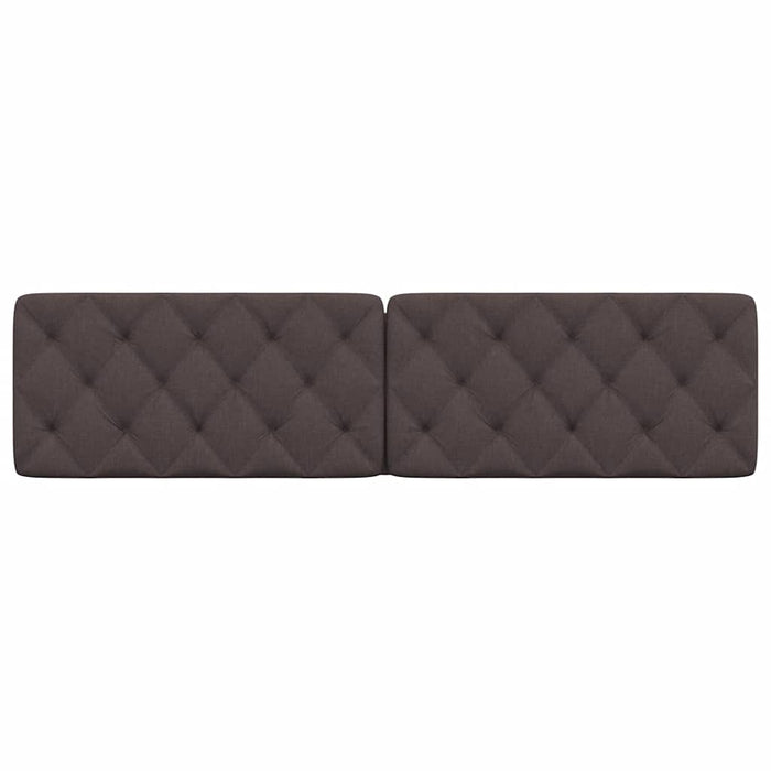 Pernă pentru tăblie de pat maro închis, 200 cm, material textil WALTI