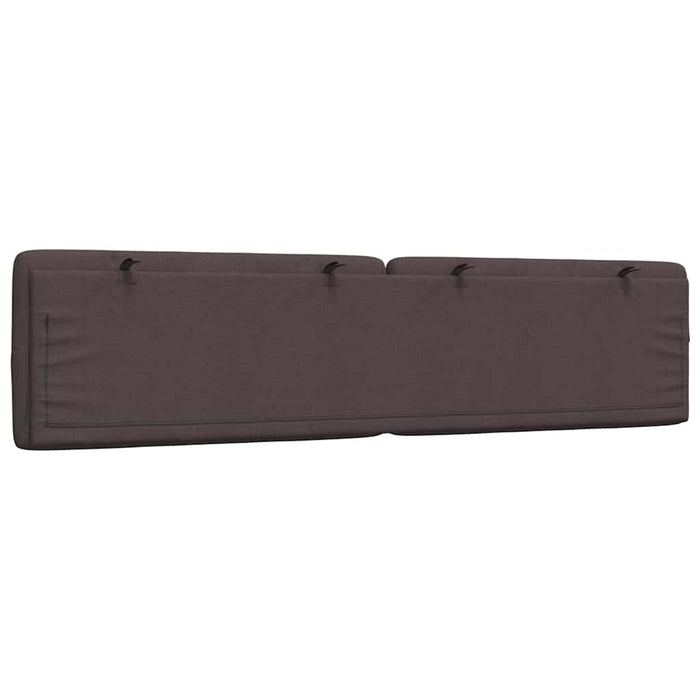 Pernă pentru tăblie de pat maro închis, 200 cm, material textil WALTI