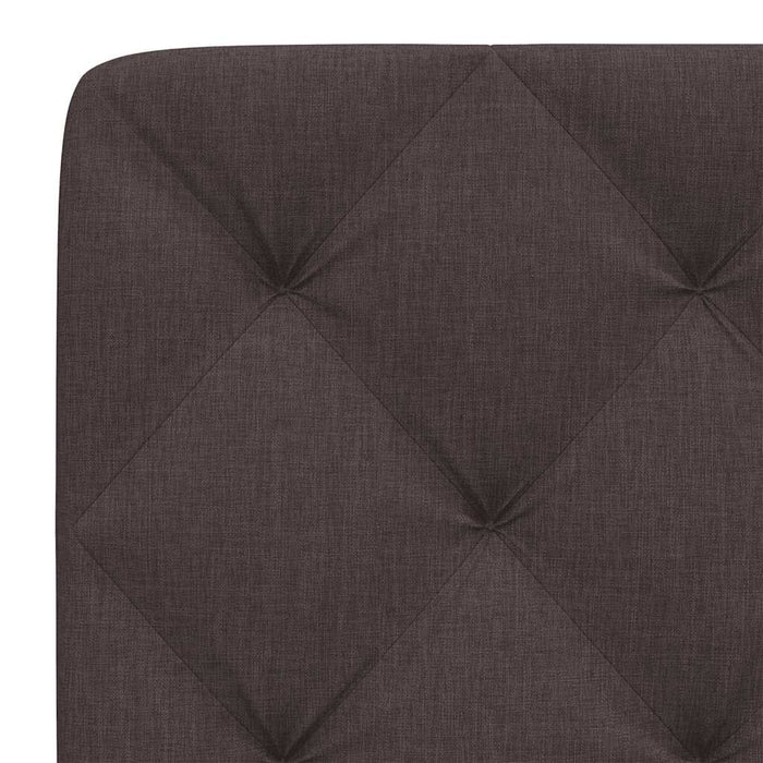 Pernă pentru tăblie de pat maro închis, 200 cm, material textil WALTI