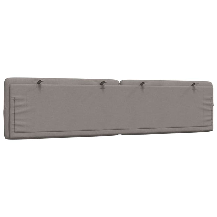 Pernă pentru tăblie de pat, gri taupe, 200 cm, material textil WALTI