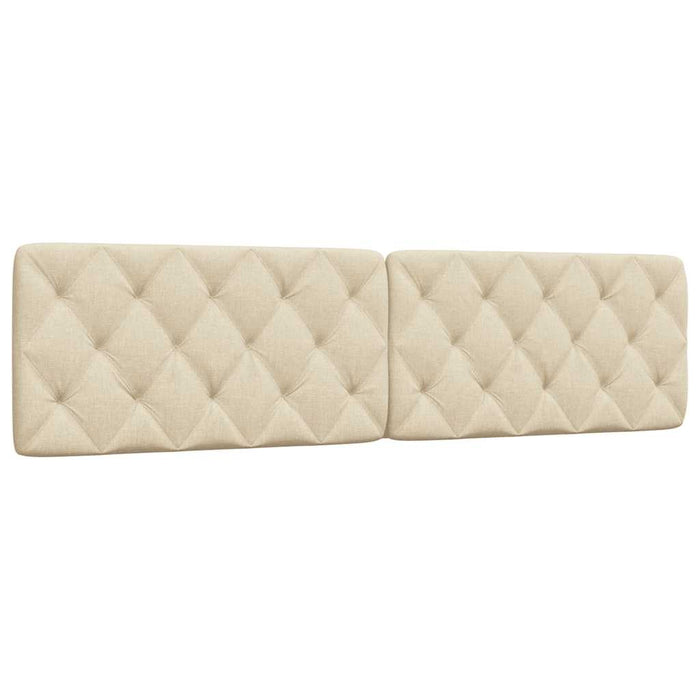 Pernă pentru tăblie de pat, crem, 200 cm, material textil WALTI