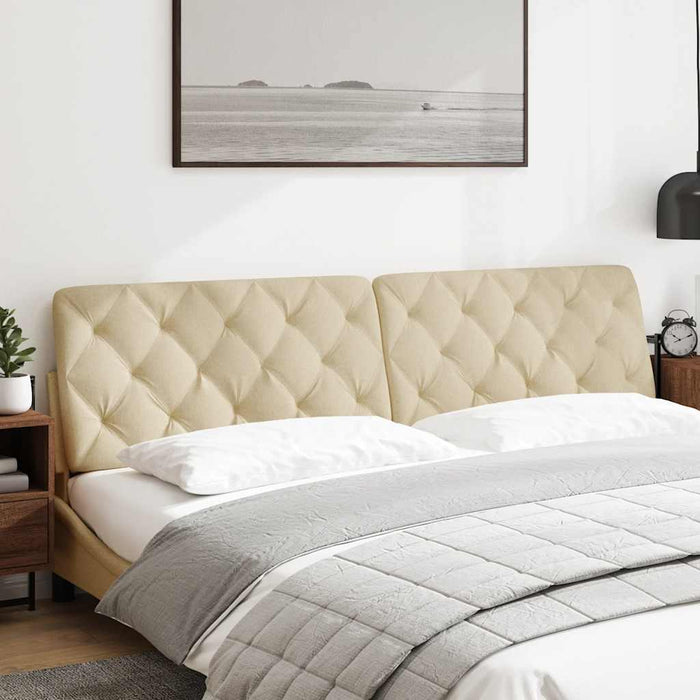 Pernă pentru tăblie de pat, crem, 200 cm, material textil WALTI