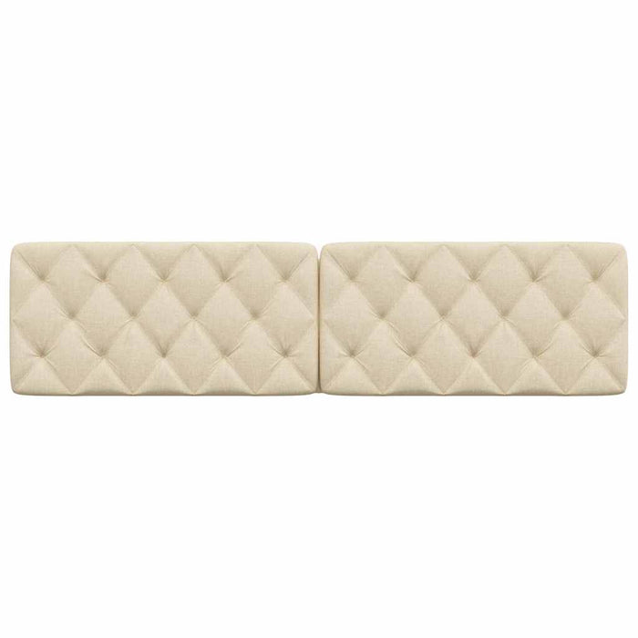 Pernă pentru tăblie de pat, crem, 200 cm, material textil WALTI