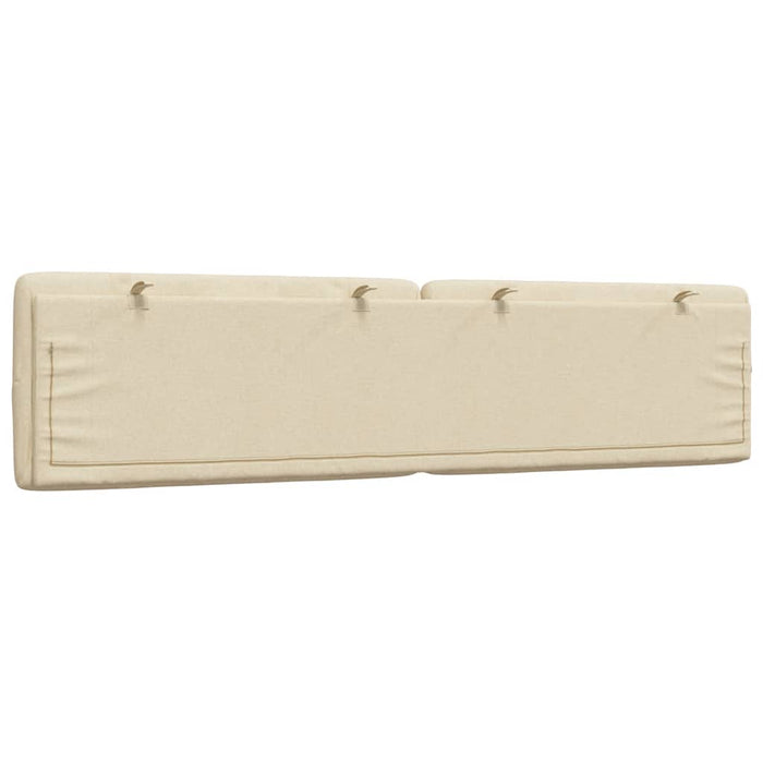 Pernă pentru tăblie de pat, crem, 200 cm, material textil WALTI