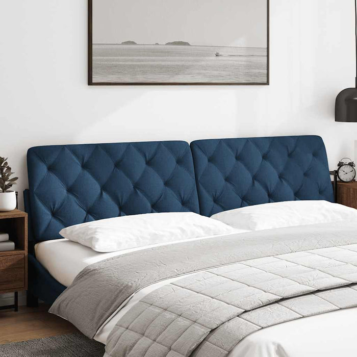 Pernă pentru tăblie de pat, albastru, 200 cm, material textil - WALTI WALTI