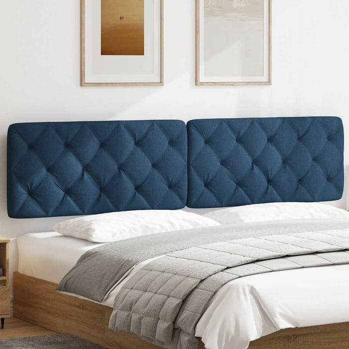Pernă pentru tăblie de pat, albastru, 200 cm, material textil - WALTI WALTI