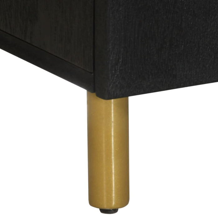Servante, 3 piese, negru, lemn prelucrat - WALTI WALTI