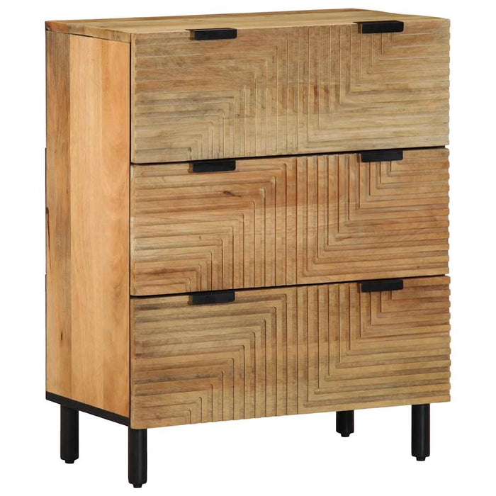 Bufete 2 buc Maro 60x33x75 cm Lemn masiv Mango WALTI