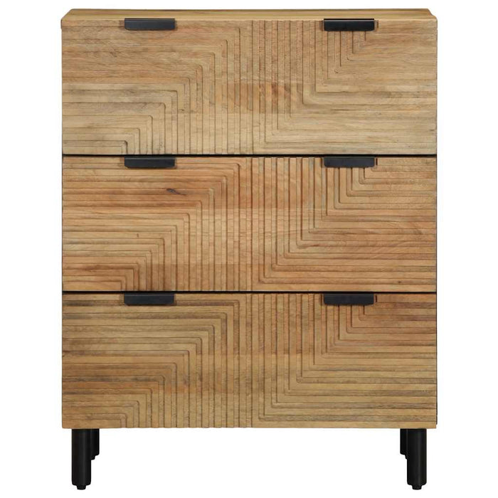 Bufete 2 buc Maro 60x33x75 cm Lemn masiv Mango WALTI