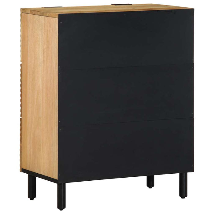 Bufete 2 buc Maro 60x33x75 cm Lemn masiv Mango WALTI