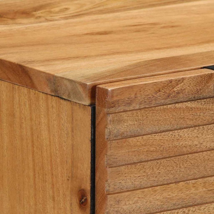 Set de bufet 2 buc. 120 x 33 x 75 cm Lemn Solid de Acacia - WALTI WALTI