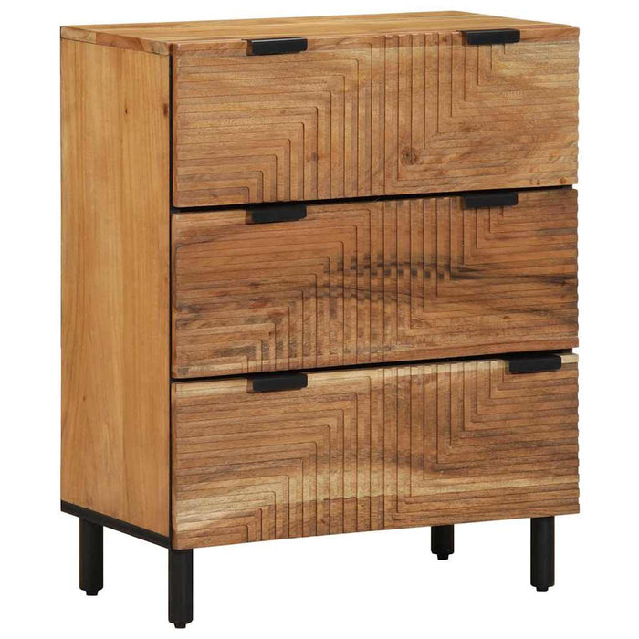 Set de bufet 2 buc. 120 x 33 x 75 cm Lemn Solid de Acacia - WALTI WALTI