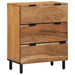 Set de bufet 2 buc. 120 x 33 x 75 cm Lemn Solid de Acacia - WALTI WALTI
