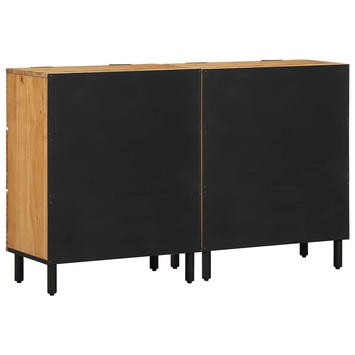 Set de bufet 2 buc. 120 x 33 x 75 cm Lemn Solid de Acacia - WALTI WALTI
