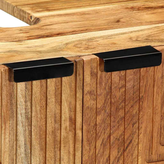 Set de bufet 3 buc. 180 x 33 x 75 cm Lemn Solid de Acacia WALTI