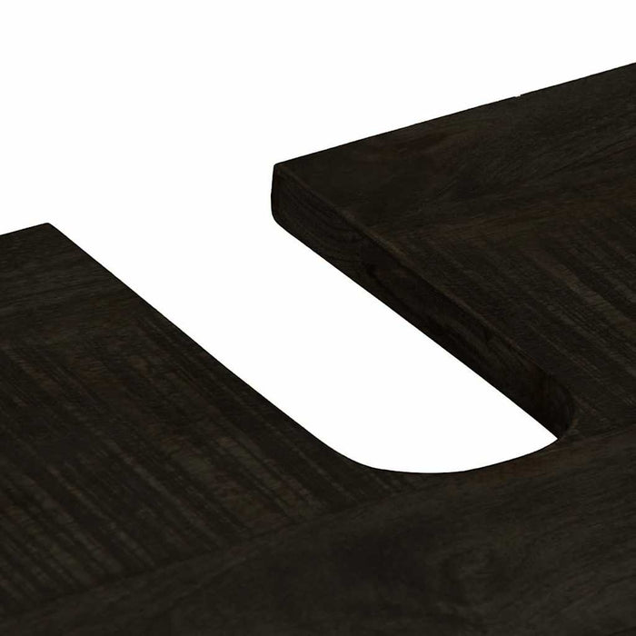 Set mobilier de baie, 2 piese, lemn masiv de mango WALTI
