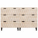Bufet 2 pcs Finisaj Alb Spălat 60 x 33 x 75 cm - WALTI WALTI