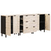 Bufet 3 pcs Finisaj Alb Spălat 180 x 33 x 75 cm - WALTI WALTI