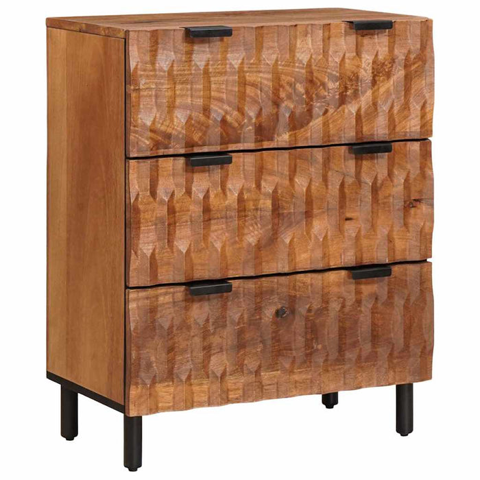 Bufet 2 pcs Finisaj Acacia Maro 60 x 33 x 75 cm - WALTI WALTI