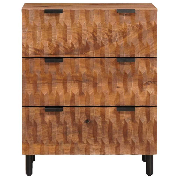 Bufet 2 pcs Finisaj Acacia Maro 60 x 33 x 75 cm - WALTI WALTI