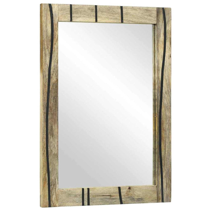 Set de mobilier pentru baie cu sertar cu raft cu depozitare cu ușă cu oglindă 5 pcs Maro Mediu - WALTI WALTI