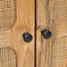 Bufet 3 pcs Maro 180 x 33 x 75 cm Lemn de mango solid - WALTI WALTI