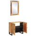 Seturi de baie cu depozitare 2 pcs Maro Lemn de mango solid - WALTI WALTI