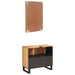 Seturi de baie cu depozitare 2 pcs Maro Lemn de mango solid - WALTI WALTI