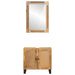 Seturi de baie cu depozitare 2 pcs Maro Lemn de mango solid - WALTI WALTI