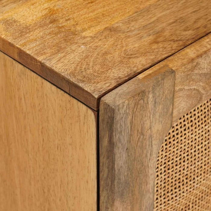 Seturi de baie cu sertar cu raft natural Lemn de mango solid - WALTI WALTI