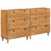 Bufet 2 buc. 120 x 33,5 x 75 cm Lemn masiv de mango Maro - WALTI WALTI