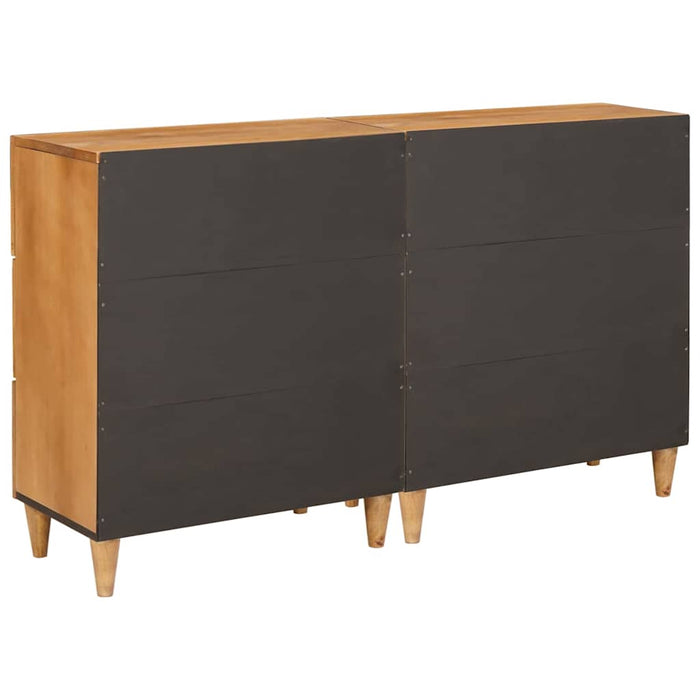 Bufet 2 buc. 120 x 33,5 x 75 cm Lemn masiv de mango Maro - WALTI WALTI
