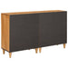 Bufet 2 buc. 120 x 33,5 x 75 cm Lemn masiv de mango Maro - WALTI WALTI